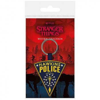 Llavero oficial de Stranger Things: Hawkins Police - Edición tejida