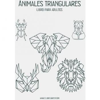 Animales triangulares libro para adultos 1: Volume 1