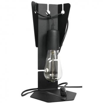 Lámpara de Mesa Arby Negro E27 Acero 1 Bombilla LED 31cm
