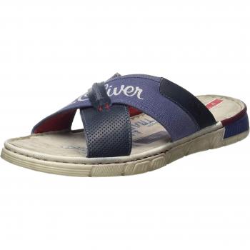 s.Oliver Men's 5-5-17201-22 805 Mules, Blue