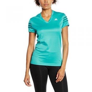 adidas RS Cap SS W - Camiseta para mujer, color verde, talla S