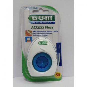 GUM Access Floss Seda Dental 50 Hilos x 30 cm