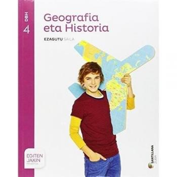 GEOGRAFIA ETA HISTORIA EZAGUTU SAILA 4 DBH EGITEN JAKIN - 9788491084617