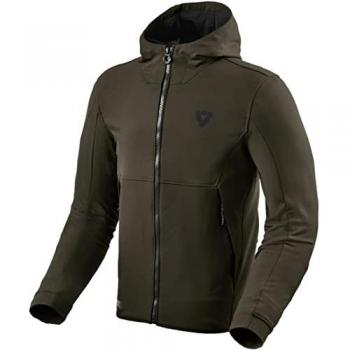 Chaqueta textil para motocicleta Revit Parabolica de hombre, color verde, tamaño 3XL