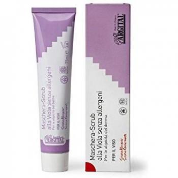 Mascarilla exfoliante a la violeta sin alérgenos - Argital - 75ml cosmética natural