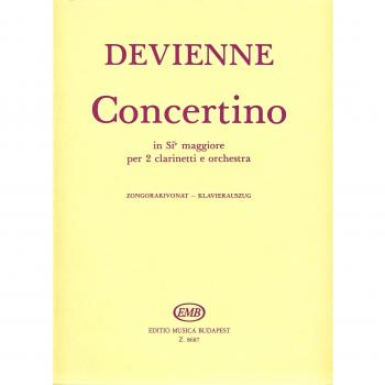 DEVIENNE - Concertino en Sib Mayor para Clarinete y Piano