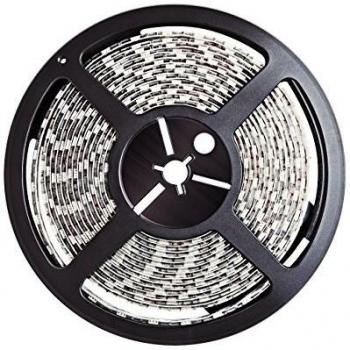 Inateck - Tira de Luz Impermeable LED flexible，16.4ft / 5M ，5050 RGB SMD 300 LED de color cambiante Kit con mando a distancia 44 Key IR + 12V 5A Fuente de alimentación para decoraciones de  Navidad y Halloween
