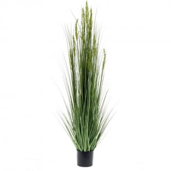 Planta artificial de hierba de trigo Esmeralda 150 cm Verde