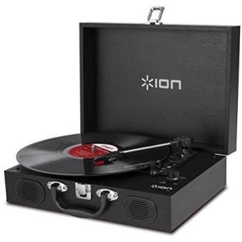 ION Audio Vinyl Transport - Giradiscos Ultra-Portátil de Tres Velocidades