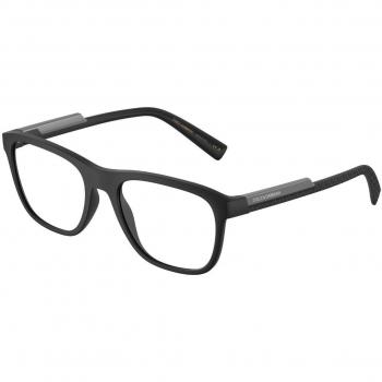 Dolce & Gabbana Gafas Graduadas DG 5089 2525 Armazones para Hombre Negros con Lentes Recetadas de 56 mm