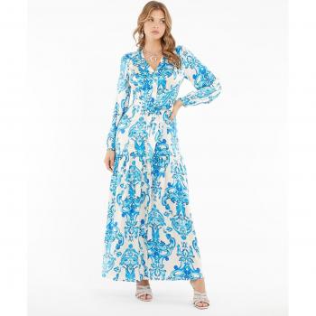 Vestido Largo De Seda Marciano