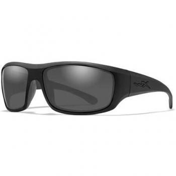 Wiley X Acome08 Wx Omega Captivate Sunglasses-Polarized Grey Gafas De Sol, Matte Black, One Size Unisex