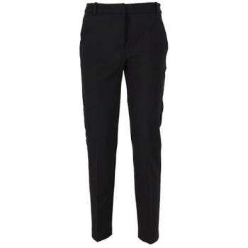 Pinko Bello Regular Fit Slim Trousers for Women - Black Size L