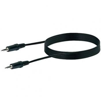 Schwaiger 2x3.5 mm 3m 3m 3.5mm 3.5mm Negro cable de audio - Cables de audio