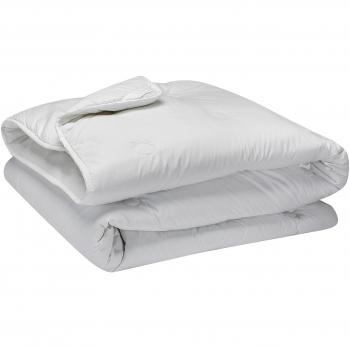 Pikolin Home Antialérgico - Relleno nórdico de fibra antialérgico, 100% percal de algodón, otoño - invierno, 400 gr/m2, 220 x 240 cm, cama 150 cm