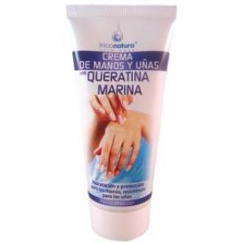 Crema de manos y uñas con queratina marina 100ml Triconatura