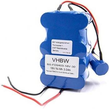 Batería NiMH 3000mAh (18V) para Aspiradora Robot Autónoma Compatible con Bosch FD9403 y Modelos Similares