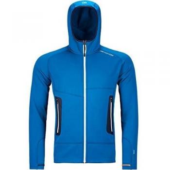 ORTOVOX Fleece Light Hoody M Sudadera, Hombre, Safety Blue, 2XL