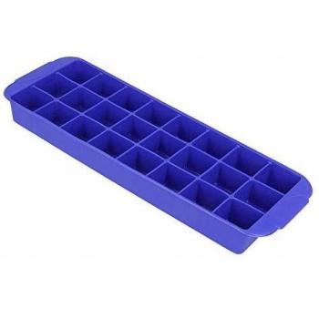 Bandeja de Glaçons de Caucho 26x9 cm - 24 Cubos - Azul