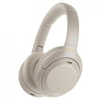 Auriculares Inalámbricos Sony WH-1000XM4 con Cancelación de Ruido (ANC), 30 horas de autonomía, Color Plata