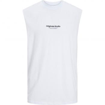 Camiseta para Hombre sin Mangas Jack & Jones Jovesterbro Blanco
