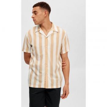 Camisa de hombre manga corta en calidad modal tencel Selected