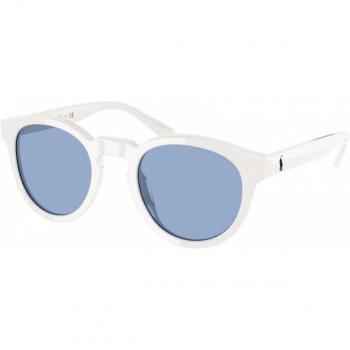 Polo Ralph Lauren PH4184 Sunglasses, Color: 522972, Size: 49 MM, Type: Panthos White for Men