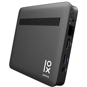 Primux Iox Minibox, CPU Intel Celeron N3350, Dual core 2.4 Ghz, Ram 2 GB DDR3L, 32 GB HDD, Windows 10, color negro