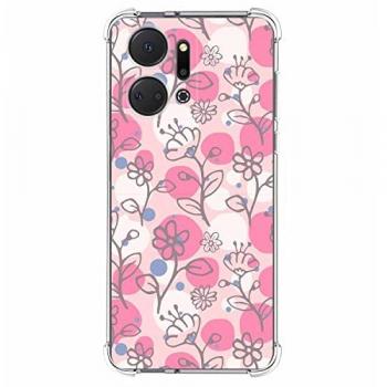 Funda Silicona Antigolpes Personalizada para Huawei Honor X8a Diseño Flores 07