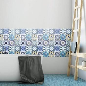 Ambiance-Live col-RV-0513_10x10cm Pegatinas de Pared, Multicolor, 10 x 10 cm, Set de 9 Piezas