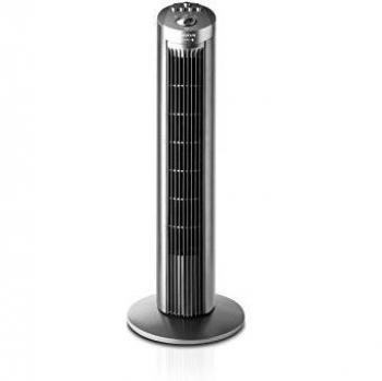 Taurus Babel - Ventilador de torre sin control remoto, 3 velocidades, 45W, color gris