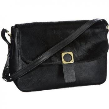 Marc O'Polo Accessories Kathleen Handtasche - Bolso de mano de cuero mujer, color negro, talla 29x20x10 cm