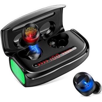 Auriculares Bluetooth In-Ear Bluetooth 5.0 USB-C Carga Rápida LED 3000 mAh Auriculares Inalámbricos Deportivos Auriculares Bluetooth Fáciles de Conectar IPX5 Estéreo de Alta Definición