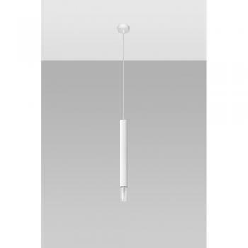 Lámpara colgante moderna Wezyr 1 blanco con diseño minimalista