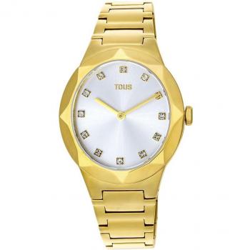Reloj Tous Karat Oval Analógico con brazalete de acero IPG dorado
