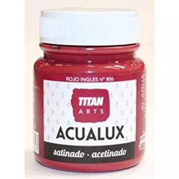 Industrias Titan. S.L 920806 - Pintura manualid. acril. 100 ml ro/in satin. acualux titan