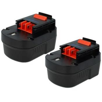 Extensilo - 2x Batería reemplaza Black & Decker A12, A12-XJ, A12EX, A1712, BD1204L, BPT1047, FS120B para herramientas eléctricas (