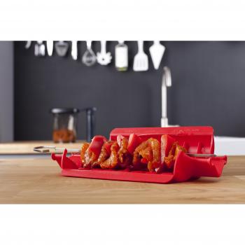 Tomorrw's Kitchen Utensilio para Hacer brochetas, Rojo, 12.5x3.1x25 cm