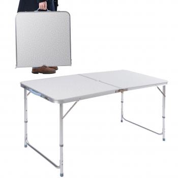 DXP Mesa de multiples usos plegable hecho de alumnio altura regulable