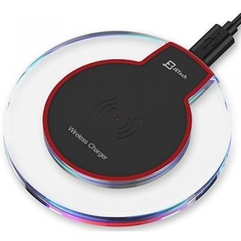 Cargador Inalámbrico, JETech Ultra-Slim Wireless Pad de Carga para Samsung S6 / S6 Edge / S7 / S7 Edge, Nexus 4/5/6/7