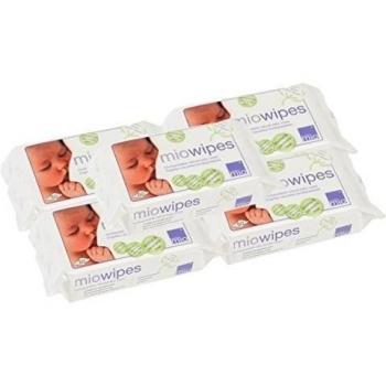 Bambino Mio Miowipes - Toallitas húmedas naturales, 5 unidades