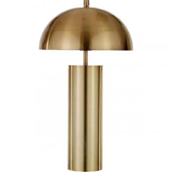 Lámpara sobremesa metal 24x24x46 seta dorado