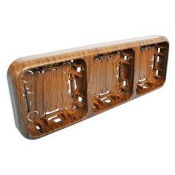 Marco Triple de Madera