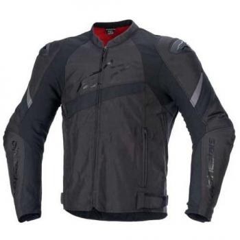 Alpinestars T-GP Plus R V4 Textile Motorcycle Jacket - Black/White - Large
