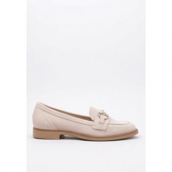 Mocasín Plano Krack Core LOMBARDIA 39 Beige para mujer