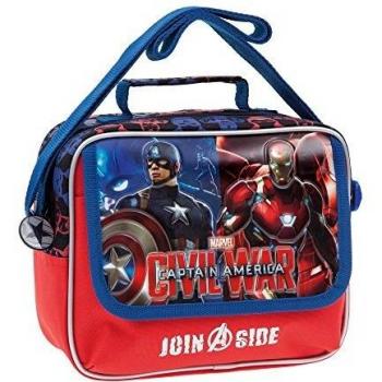 Marvel Civil War Neceser de Viaje, 4.14 litros, Color Rojo