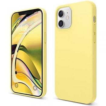 elago Silicona Líquida Funda Compatible con iPhone 12 Case y Compatible con iPhone 12 Pro Case
