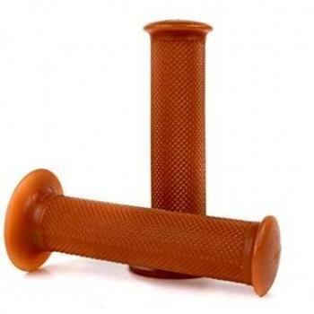 Puños Naranja Cafe Racer D.22 mm L.128 mm Cerrados