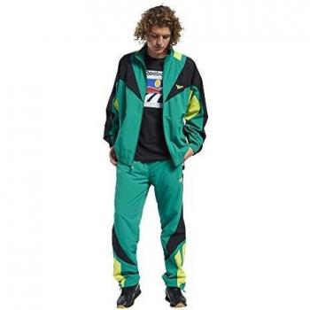 Reebok Cl Intl Sport Twin V TP Pants, Verde, L Mens