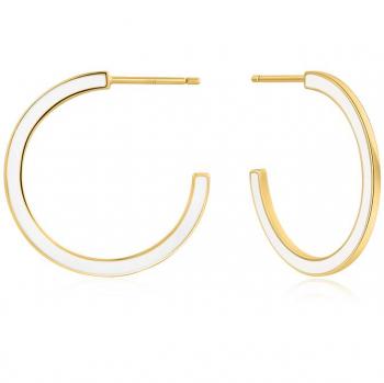Pendientes Mujer Ania Haie E028-06G-W Plata de ley 2,5 cm